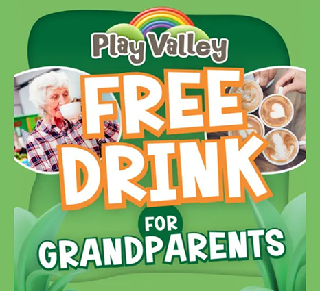 Grandparents get a FREE hot drink!