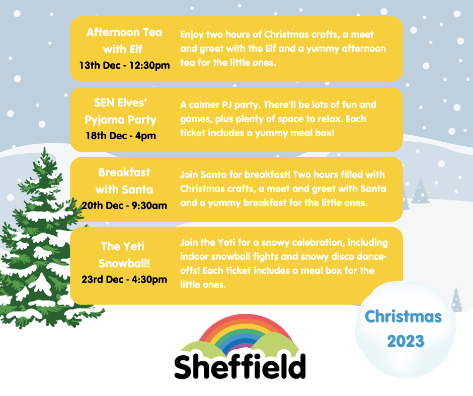 Play Valley Sheffield Christmas Event Schedule